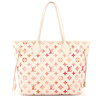 Louis Vuitton Neverfull NM Tote Monogram Empreinte Sunrise Aquarelle MM