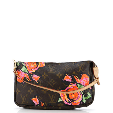 Louis Vuitton Pochette Accessoires Limited Edition Monogram Roses