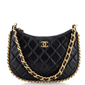 Chanel CC Chain Around Hobo Quilted Lambskin
