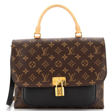 Louis Vuitton Marignan Handbag Monogram Canvas with Leather