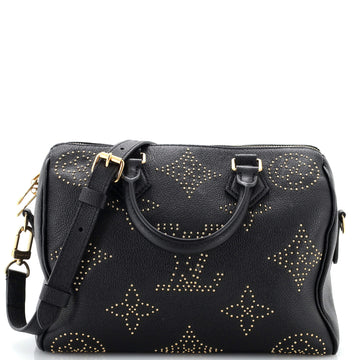Louis Vuitton Speedy Bandouliere Bag Studded Monogram Giant Leather 25