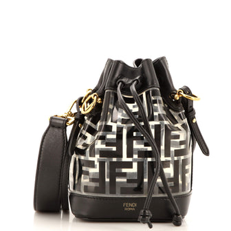 Fendi Mon Tresor Bucket Bag Zucca PU Mini