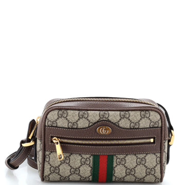 Gucci Ophidia Shoulder Bag GG Coated Canvas Mini