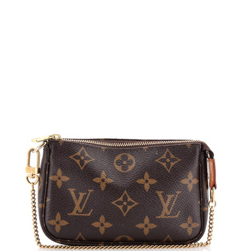 Louis Vuitton Petit Bucket Zip Pouch Monogram Canvas
