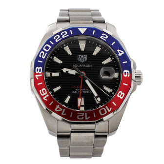 Tag Heuer Aquaracer 300M Caliber 7 GMT Automatic Watch Stainless Steel 43