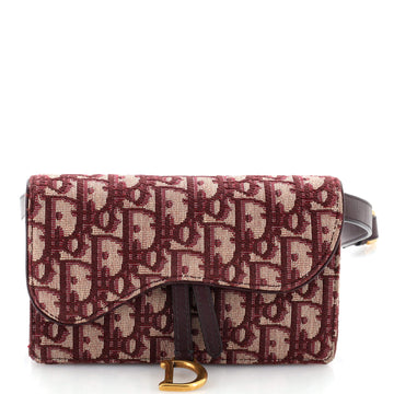 Christian Dior Saddle Rectangular Belt Bag Oblique Canvas