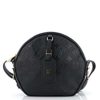 Louis Vuitton Boite Chapeau Souple Bag Monogram Empreinte Leather MM