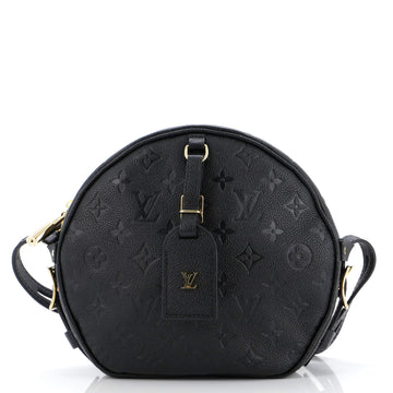 Louis Vuitton Boite Chapeau Souple Bag Monogram Empreinte Leather MM