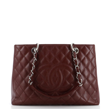 Chanel Grand Shopping Tote Quilted Caviar