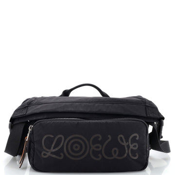 Loewe Eye/Loewe/Nature Roll Top Camera Bag Recycled Nylon