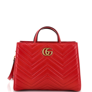 Gucci GG Marmont Tote Matelasse Leather Small