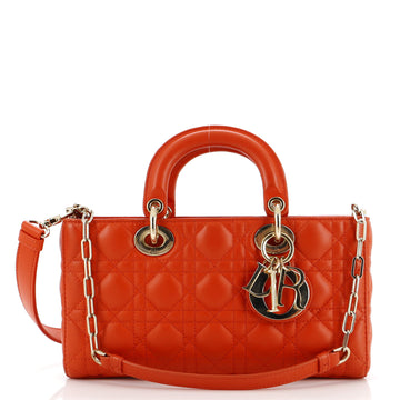 Christian Dior Lady D-Joy Bag Cannage Quilt Lambskin Medium