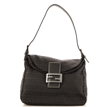 Fendi Flap Shoulder Bag Zucchino Canvas Small