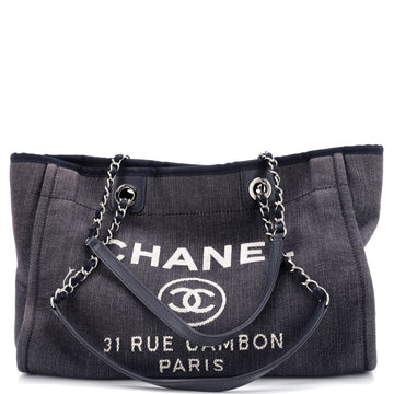 Chanel Deauville Tote Denim Small
