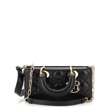 Christian Dior Lady D-Joy Bag Cannage Quilt Lambskin Small