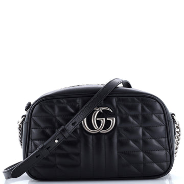 Gucci GG Marmont Shoulder Bag Mixed Matelasse Leather Small