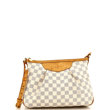 Louis Vuitton Siracusa Handbag Damier PM