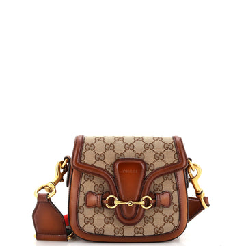 Gucci Lady Web Shoulder Bag GG Canvas Small