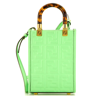 Fendi Sunshine Shopper Tote Leather Mini