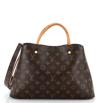 Louis Vuitton Montaigne Handbag Monogram Canvas MM