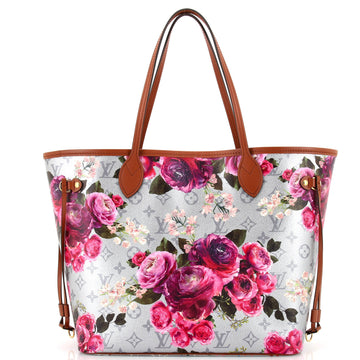 Louis Vuitton Neverfull NM Tote Limited Edition Garden Monogram Canvas MM