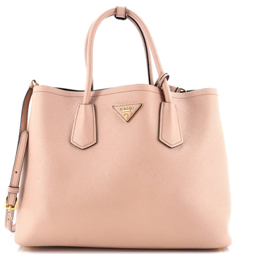 Prada Cuir Double Tote Saffiano Leather Medium