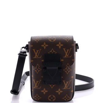 Louis Vuitton S Lock Vertical Wearable Wallet Macassar Monogram Canvas