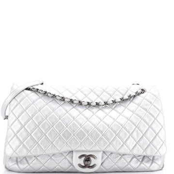 Chanel Airlines CC Flap Bag Quilted Calfskin XXL
