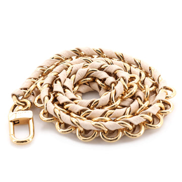 Louis Vuitton Multi Pochette Accessoires Woven Chain Strap Leather and Metal