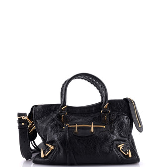 Balenciaga City Classic Studs Bag Spiked Leather Small