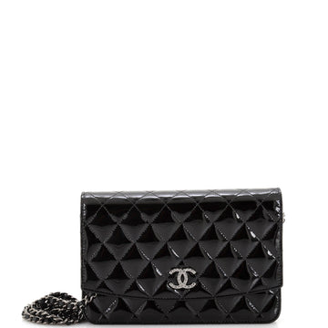 Chanel Brilliant Wallet on Chain Quilted Patent