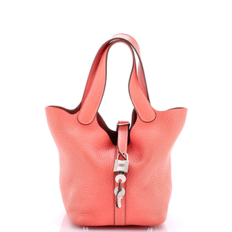 Hermes Picotin Lock Bag Clemence PM