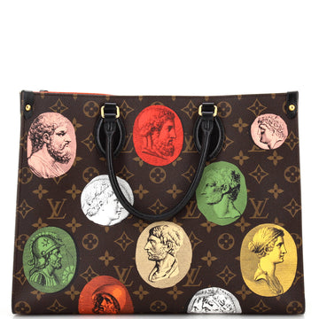 Louis Vuitton OnTheGo Tote Limited Edition Fornasetti Cameo Monogram Canvas MM