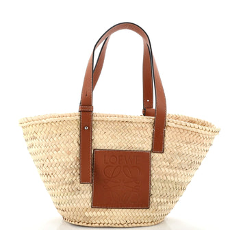 Loewe Basket Tote Raffia Medium