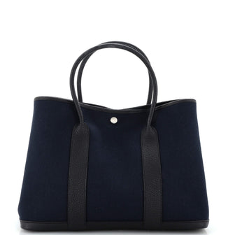 Hermes Garden Party Tote Toile and Leather 36