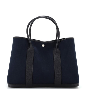 Hermes Garden Party Tote Toile and Leather 36