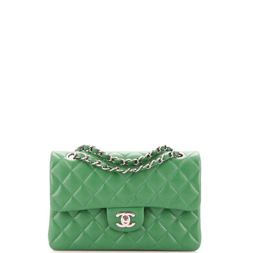 Chanel Classic Double Flap Bag Quilted Caviar Small