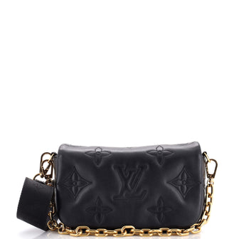 Louis Vuitton Wallet on Strap Bubblegram Leather