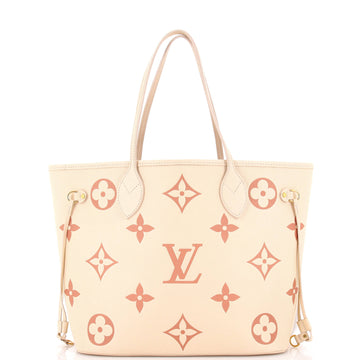 Louis Vuitton Neverfull NM Tote Bicolor Monogram Empreinte Giant MM