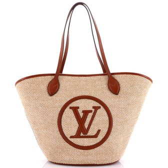 Louis Vuitton Saint Jacques NM Handbag Raffia and Leather