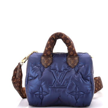 Louis Vuitton Speedy Bandouliere Bag Monogram Quilted Econyl Nylon 25