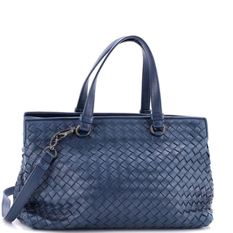 Bottega Veneta 2-Pocket Convertible Tote Intrecciato Nappa Medium