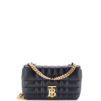Burberry Lola Shoulder Bag Quilted Lambskin Mini