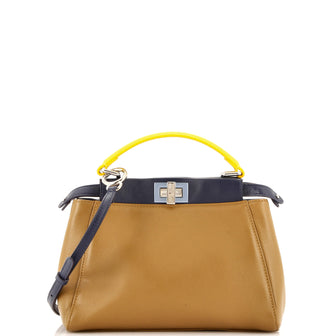 Fendi Peekaboo Bag Leather Mini