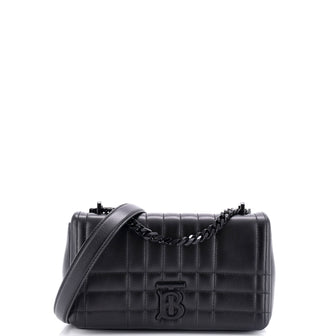 Burberry Lola Shoulder Bag Quilted Lambskin Small