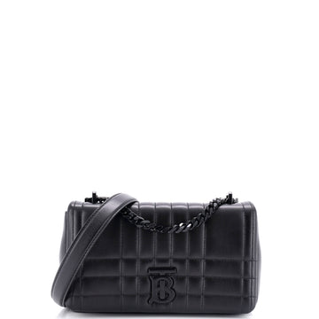 Burberry Lola Shoulder Bag Quilted Lambskin Small
