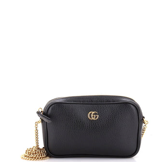 Gucci GG Marmont Crossbody Bag Leather Mini