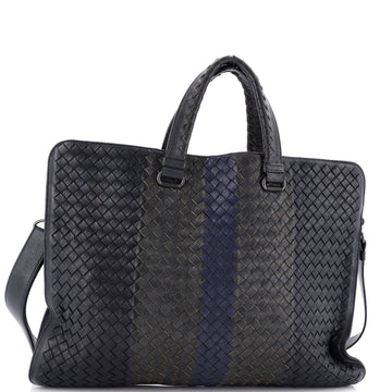 Bottega Veneta Club Fume Briefcase Intrecciato Nappa