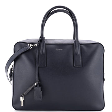 Saint Laurent Museum Flat Briefcase Leather Medium
