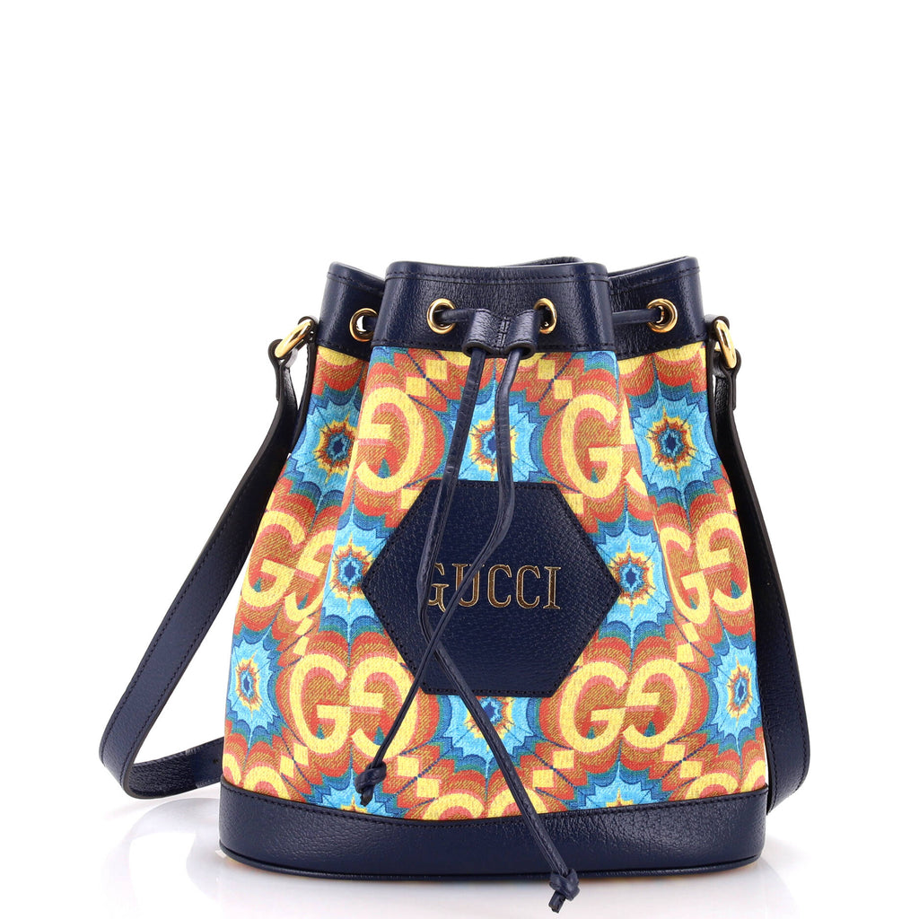 最終値下げ‼️GUCCI ライトブルー フリンジバックパック 296299-